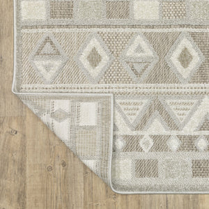Oriental Weavers Tangier Indoor Area Rug - Elegant Global Patterns In Neutral Tones For Sophisticated Decor Beige,Grey Polypropylene Ttan09300390st