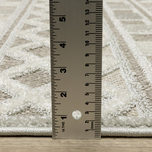 Oriental Weavers Tangier Indoor Area Rug - Elegant Global Patterns In Neutral Tones For Sophisticated Decor Beige,Grey Polypropylene Ttan09300390st