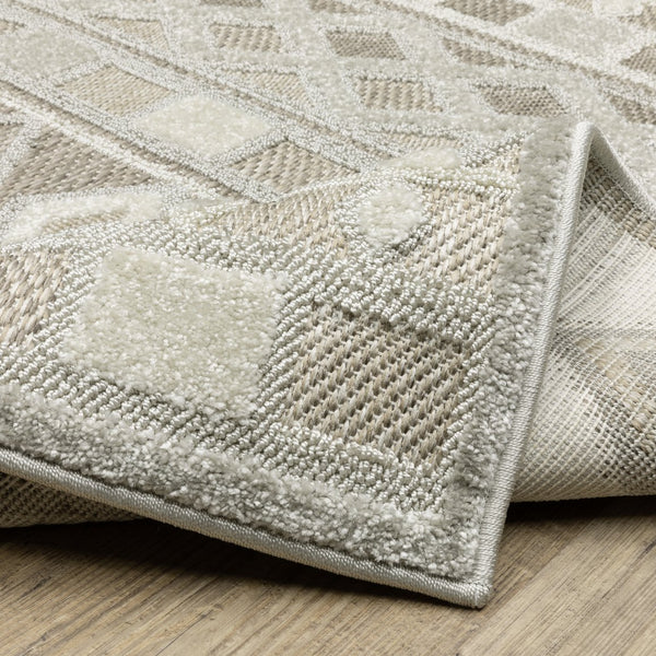 Oriental Weavers Tangier Indoor Area Rug - Elegant Global Patterns In Neutral Tones For Sophisticated Decor Beige,Grey Polypropylene Ttan09300390st