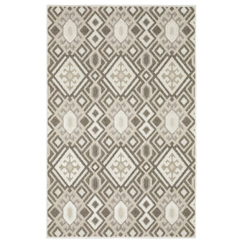 Oriental Weavers Tangier Indoor Area Rug - Global Patterns In Neutral Tones With Luxurious Textured Appeal Brown,Beige Polypropylene Ttan10100152st