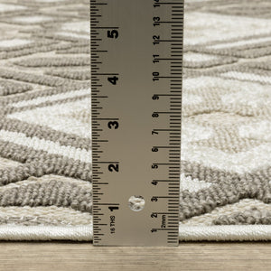 Oriental Weavers Tangier Indoor Area Rug - Global Patterns In Neutral Tones With Luxurious Textured Appeal Brown,Beige Polypropylene Ttan10100152st