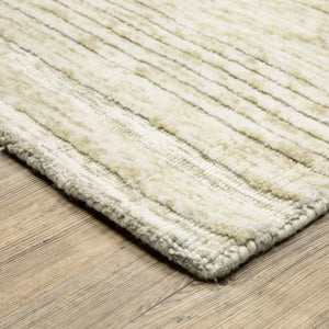 Oriental Weavers Thatcher Modern Geometric Indoor Area Rug - Hand-loomed, Sustainable Design For Stylish Spaces Beige,Ivory Pet Fibers Ttha03305396st