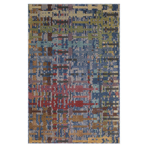 Oriental Weavers Tisdell Vibrant Blue Multi Indoor Area Rug - Soft Space-dyed Polyester With Modern Abstract Design Blue,Multi Polyester Ttis03068235st