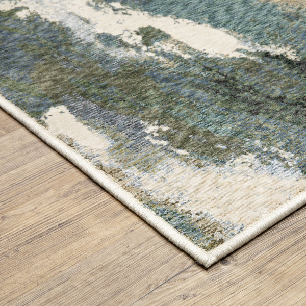 Oriental Weavers Tisdell Vibrant Abstract Indoor Area Rug - Soft Space-dyed Polyester In Jewel And Earth Tones Blue,Green Polyester Ttis04116168st