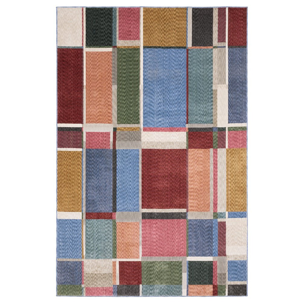 Oriental Weavers Tisdell Multi-colored Abstract Indoor Area Rug – Vibrant, Soft Polyester For Modern Home Decor Multi,Colored Polyester Ttis05116168st