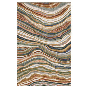 Oriental Weavers Tisdell Vibrant Multi-colored Area Rug – Soft Space-dyed Polyester With Modern Abstract Design Multi,Colored Polyester Ttis07240340st