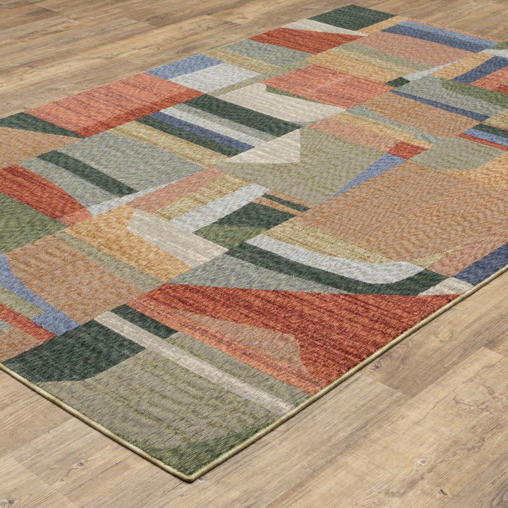 Oriental Weavers Tisdell Vibrant Multi-colored Indoor Area Rug - Soft, Modern Abstract Design For Stylish Spaces Multi,Colored Polyester Ttis09160235st