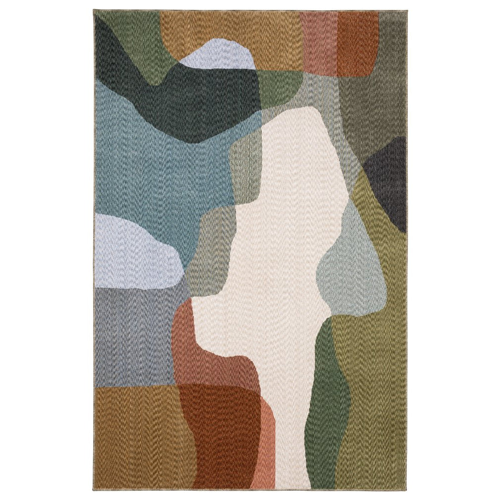 Oriental Weavers Tisdell Vibrant Indoor Area Rug - Soft Space-dyed Polyester With Modern Abstract Design, Made In Egypt Multi,Colored Polyester Ttis11200296st