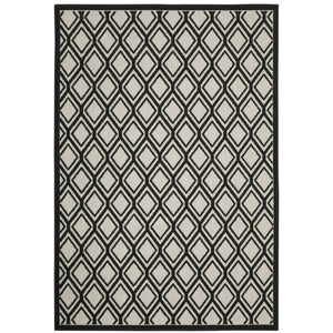 Oriental Weavers Torrey Indoor/Outdoor Area Rug - Tactile Flatwoven And Loop Textures In Marine Blue & Charcoal Light Grey,Black Polypropylene T4151g055114st