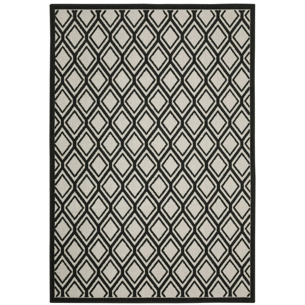Oriental Weavers Torrey Indoor/Outdoor Area Rug - Tactile Flatwoven And Loop Textures In Marine Blue & Charcoal Light Grey,Black Polypropylene T4151g055114st