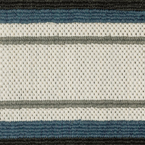 Oriental Weavers Torrey Indoor/Outdoor Area Rug – Stylish Tactile Textures In Durable, Easy-care Polypropylene Design Light Grey,Blue Polypropylene T5571y200280st