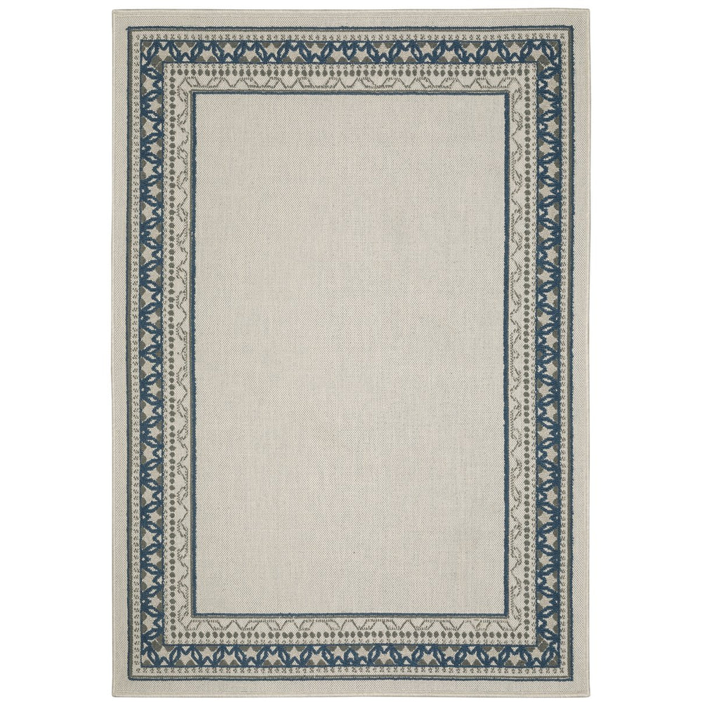 Oriental Weavers Torrey Indoor/Outdoor Area Rug - Stylish, Easy-care Polypropylene In Tri-color Textured Design Light Grey,Blue Polypropylene T8020w240305st