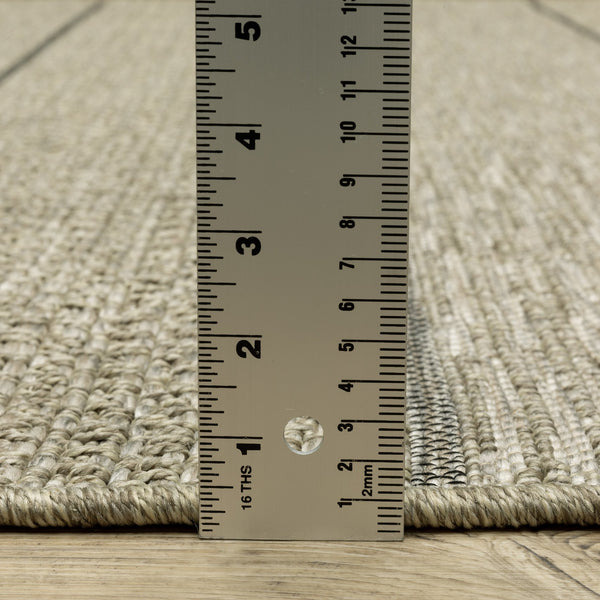 Oriental Weavers Tortuga Indoor/Outdoor Area Rug - Textured Multi-level Design In Neutral Shades For Elegant Spaces Tan,Beige Polypropylene Ttr01a200280st