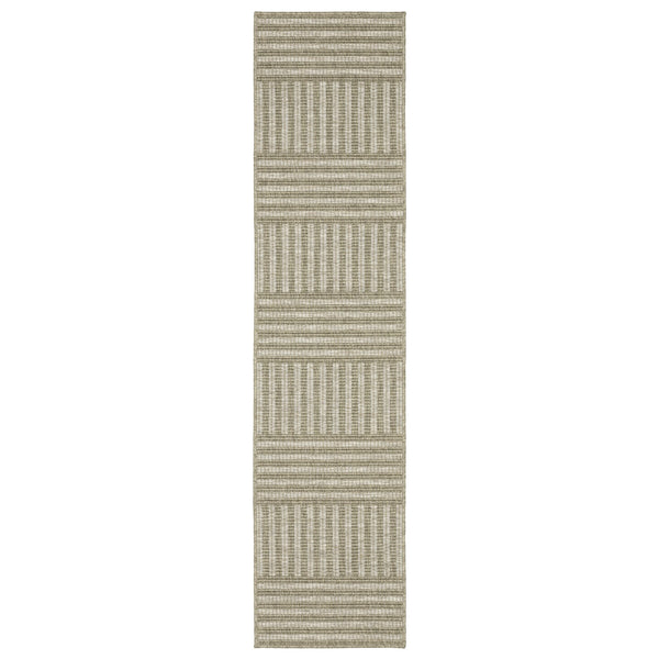 Oriental Weavers Tortuga Indoor/Outdoor Area Rug - Textured Multi-level Design In Neutral Shades For Any Space Tan,Light Brown Polypropylene Ttr02a055230st