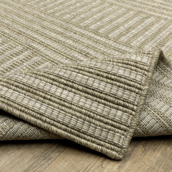 Oriental Weavers Tortuga Indoor/Outdoor Area Rug - Textured Multi-level Design In Neutral Shades For Any Space Tan,Light Brown Polypropylene Ttr02a200280st