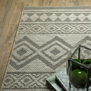 Oriental Weavers Tortuga Indoor/Outdoor Area Rug With Textured Multi-level Design - Stylish & Easy-care Home Accent Tan,Black Polypropylene Ttr03a100152st