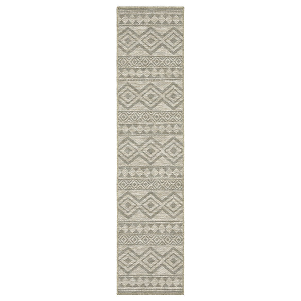 Oriental Weavers Tortuga Indoor/Outdoor Area Rug With Textured Multi-level Design - Stylish & Easy-care Home Accent Tan,Black Polypropylene Ttr03a055230st