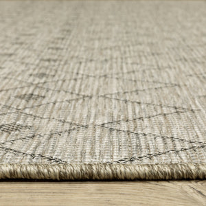 Oriental Weavers Tortuga Indoor/Outdoor Area Rug – Elegant Multi-level Design In Neutral Shades For Any Space Tan,Black Polypropylene Ttr04a200280st