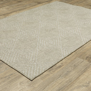 Oriental Weavers Tortuga Indoor/Outdoor Area Rug - Durable Polypropylene With Textured, Global-inspired Design Beige,Beige Polypropylene Ttr05a160220st
