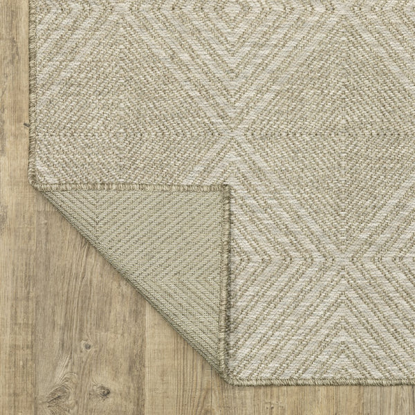 Oriental Weavers Tortuga Indoor/Outdoor Area Rug - Durable Polypropylene With Textured, Global-inspired Design Beige,Beige Polypropylene Ttr05a160220st