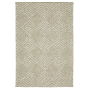 Oriental Weavers Tortuga Indoor/Outdoor Area Rug - Durable Polypropylene With Textured, Global-inspired Design Beige,Beige Polypropylene Ttr05a160220st