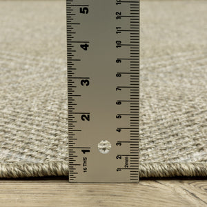 Oriental Weavers Tortuga Indoor/Outdoor Area Rug - Durable Polypropylene With Textured, Global-inspired Design Beige,Beige Polypropylene Ttr05a160220st