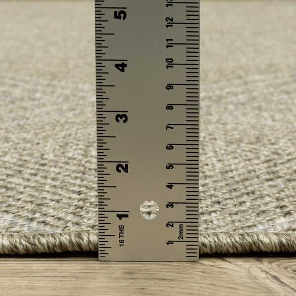 Oriental Weavers Tortuga Indoor/Outdoor Area Rug - Durable Polypropylene With Textured, Global-inspired Design Beige,Beige Polypropylene Ttr05a160220st