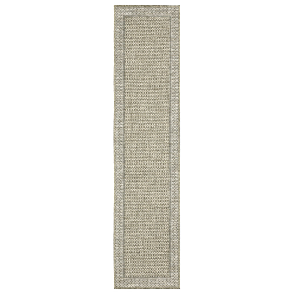 Oriental Weavers Tortuga Indoor/Outdoor Area Rug – Elegant Multi-level Textured Design For Stylish Home Décor Beige,Black Polypropylene Ttr06a055230st