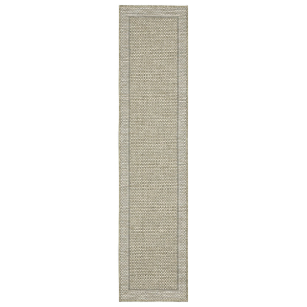 Oriental Weavers Tortuga Indoor/Outdoor Area Rug – Elegant Multi-level Textured Design For Stylish Home Décor Beige,Black Polypropylene Ttr06a055230st