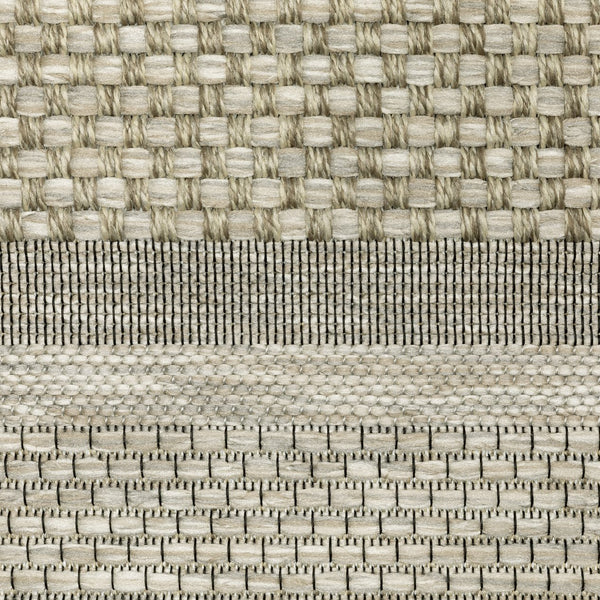 Oriental Weavers Tortuga Indoor/Outdoor Area Rug – Elegant Multi-level Textured Design For Stylish Home Décor Beige,Black Polypropylene Ttr06a160220st