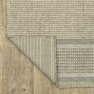 Oriental Weavers Tortuga Indoor/Outdoor Area Rug - Textured Multi-level Design In Neutral Tones For Elegant Spaces Beige,Black Polypropylene Ttr07a240305st