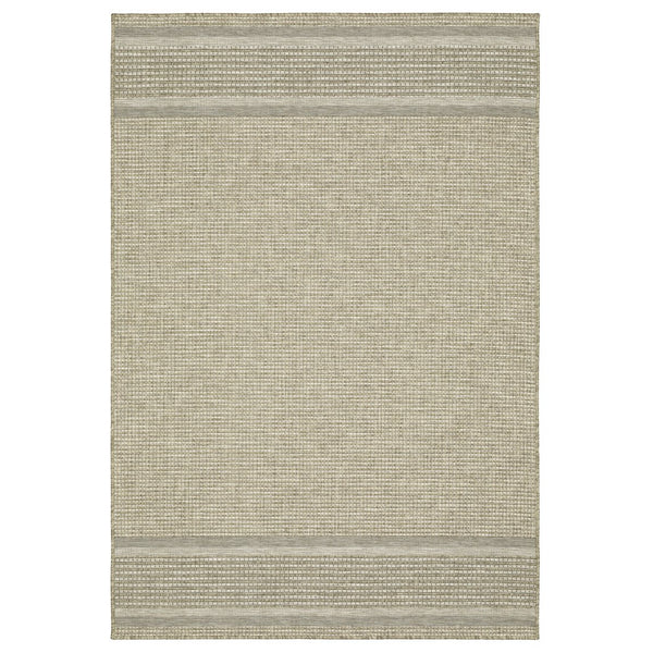 Oriental Weavers Tortuga Indoor/Outdoor Area Rug - Textured Multi-level Design In Neutral Tones For Elegant Spaces Beige,Black Polypropylene Ttr07a240305st