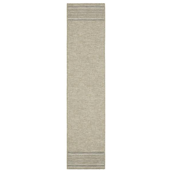 Oriental Weavers Tortuga Indoor/Outdoor Area Rug - Textured Multi-level Design In Neutral Tones For Elegant Spaces Beige,Black Polypropylene Ttr07a055230st