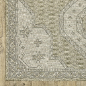 Oriental Weavers Tortuga Indoor/Outdoor Area Rug - Textured Multi-level Design In Neutral Tones For Any Space Beige,Black Polypropylene Ttr08a300390st