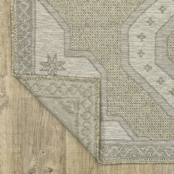 Oriental Weavers Tortuga Indoor/Outdoor Area Rug - Textured Multi-level Design In Neutral Tones For Any Space Beige,Black Polypropylene Ttr08a300390st