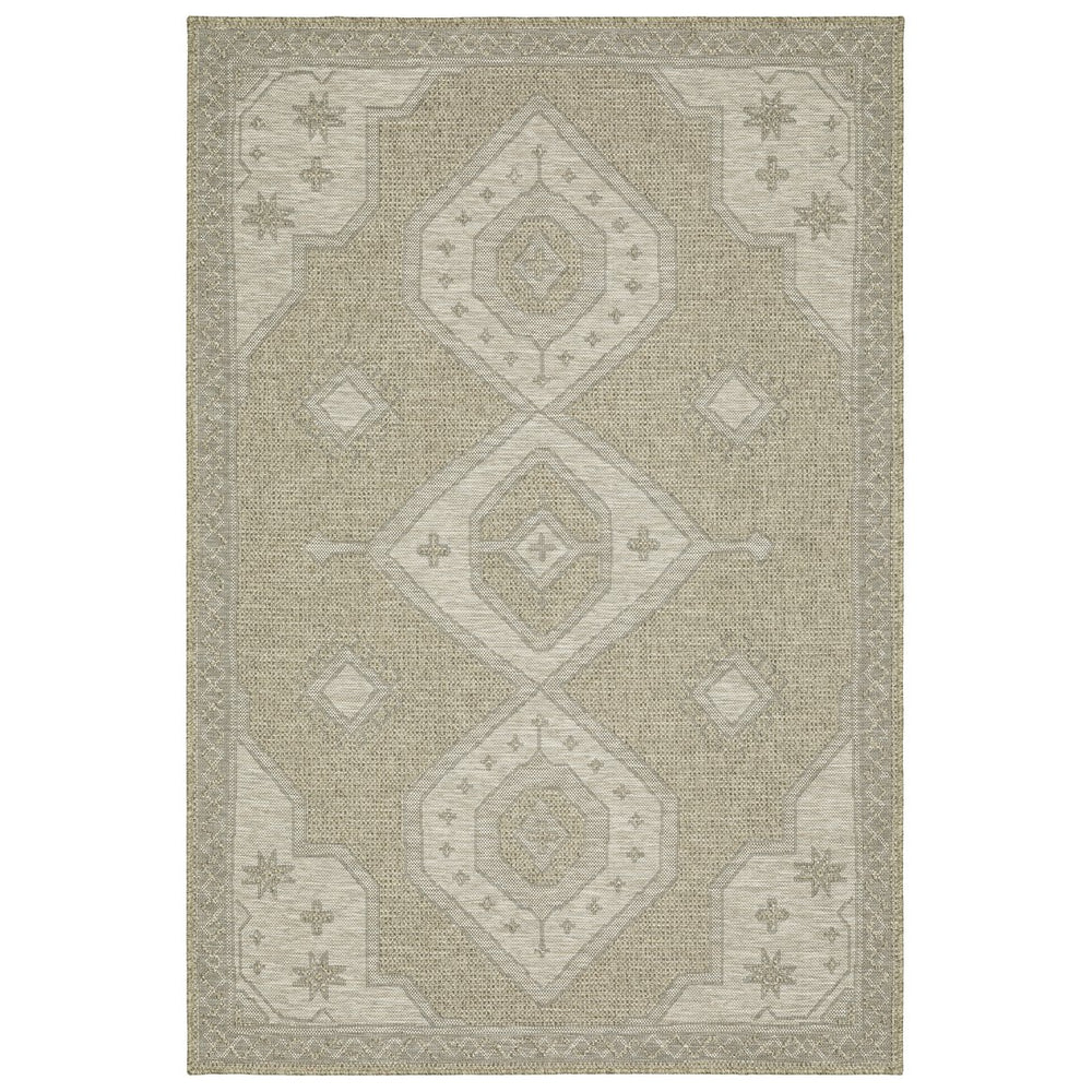 Oriental Weavers Tortuga Indoor/Outdoor Area Rug - Textured Multi-level Design In Neutral Tones For Any Space Beige,Black Polypropylene Ttr08a300390st