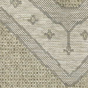 Oriental Weavers Tortuga Indoor/Outdoor Area Rug - Textured Multi-level Design In Neutral Tones For Any Space Beige,Black Polypropylene Ttr08a300390st