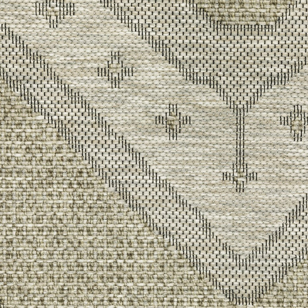 Oriental Weavers Tortuga Indoor/Outdoor Area Rug - Textured Multi-level Design In Neutral Tones For Any Space Beige,Black Polypropylene Ttr08a300390st