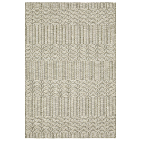 Oriental Weavers Tortuga Indoor/Outdoor Area Rug - Stylish Multi-level Design, Easy-care, Textured Woven Look Beige,Black Polypropylene Ttr09a240305st