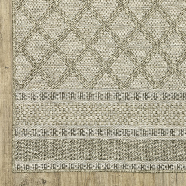 Oriental Weavers Tortuga Indoor/Outdoor Area Rug – Stylish Multi-tonal Design With Easy-care Polypropylene Construction Beige,Black Polypropylene Ttr10a100152st