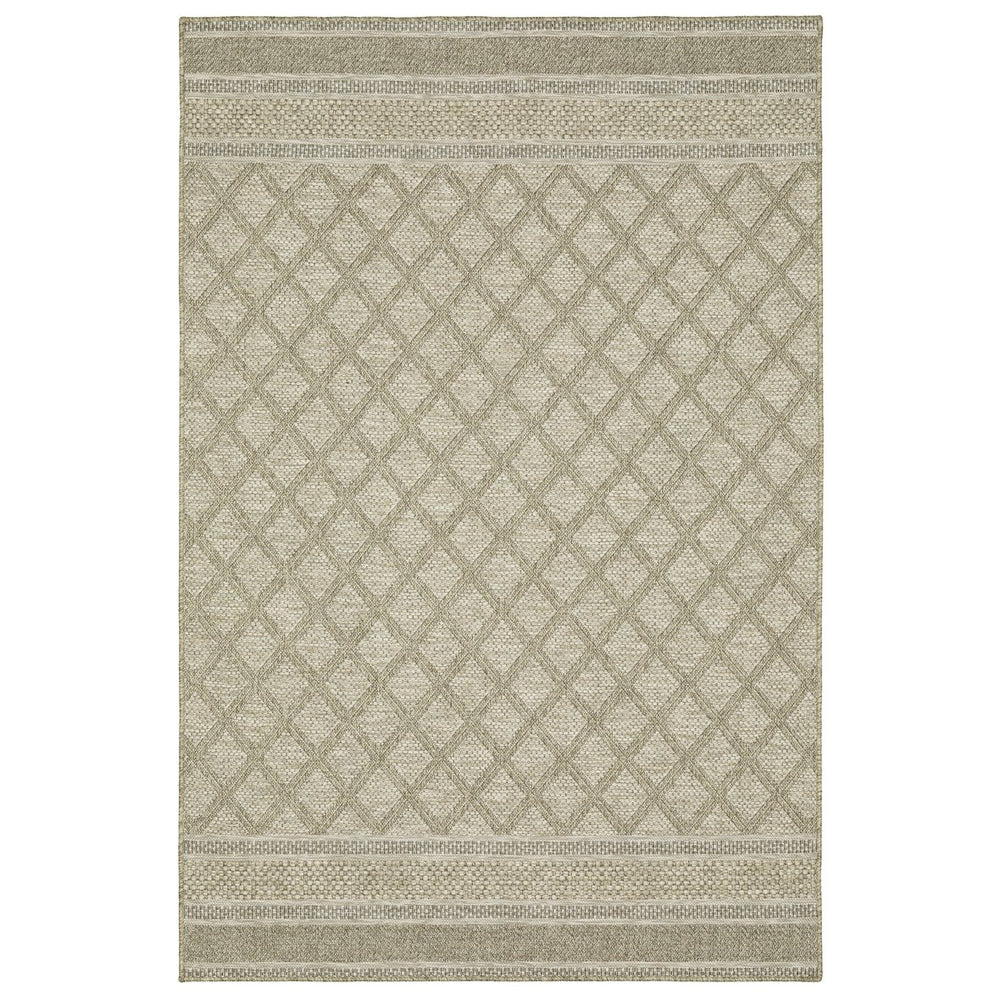 Oriental Weavers Tortuga Indoor/Outdoor Area Rug – Stylish Multi-tonal Design With Easy-care Polypropylene Construction Beige,Black Polypropylene Ttr10a100152st