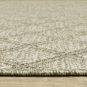 Oriental Weavers Tortuga Indoor/Outdoor Area Rug – Stylish Multi-tonal Design With Easy-care Polypropylene Construction Beige,Black Polypropylene Ttr10a100152st