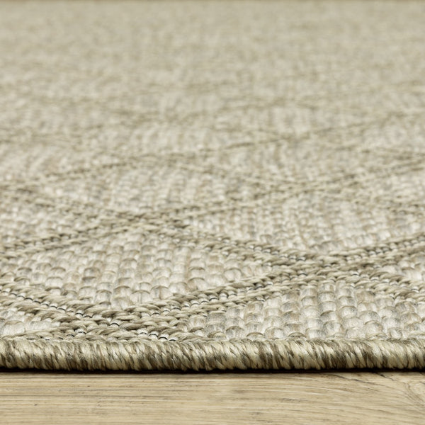 Oriental Weavers Tortuga Indoor/Outdoor Area Rug – Stylish Multi-tonal Design With Easy-care Polypropylene Construction Beige,Black Polypropylene Ttr10a100152st