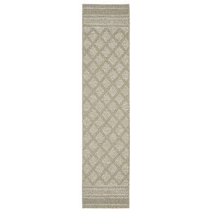 Oriental Weavers Tortuga Indoor/Outdoor Area Rug – Stylish Multi-tonal Design With Easy-care Polypropylene Construction Beige,Black Polypropylene Ttr10a055230st