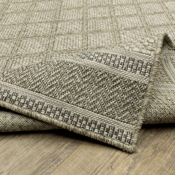 Oriental Weavers Tortuga Indoor/Outdoor Area Rug – Stylish Multi-tonal Design With Easy-care Polypropylene Construction Beige,Black Polypropylene Ttr10a100152st