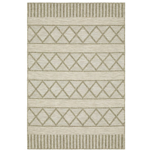 Oriental Weavers Tortuga Indoor/Outdoor Area Rug - Textured Polypropylene Design With Multi-tonal Yarn For Style Tan,Light Brown Polypropylene Ttr11a200280st