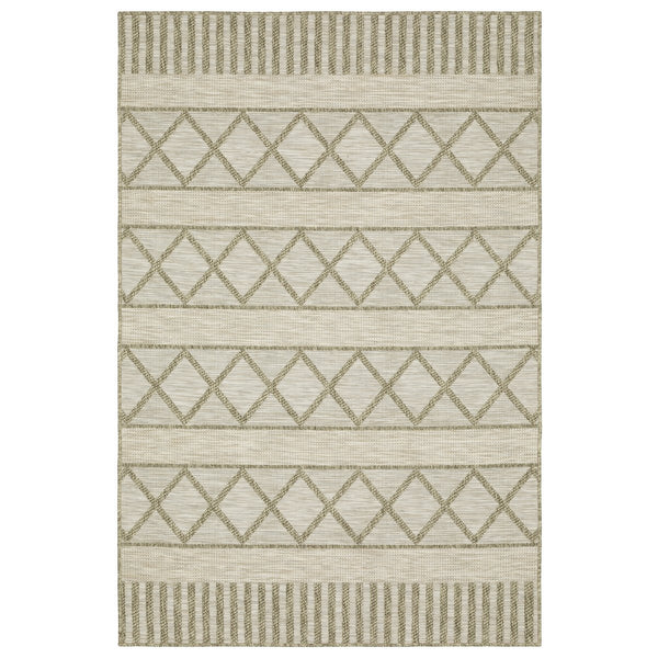 Oriental Weavers Tortuga Indoor/Outdoor Area Rug - Textured Polypropylene Design With Multi-tonal Yarn For Style Tan,Light Brown Polypropylene Ttr11a200280st