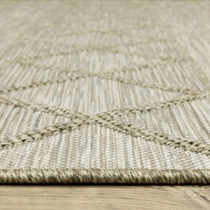 Oriental Weavers Tortuga Indoor/Outdoor Area Rug - Textured Polypropylene Design With Multi-tonal Yarn For Style Tan,Light Brown Polypropylene Ttr11a055230st