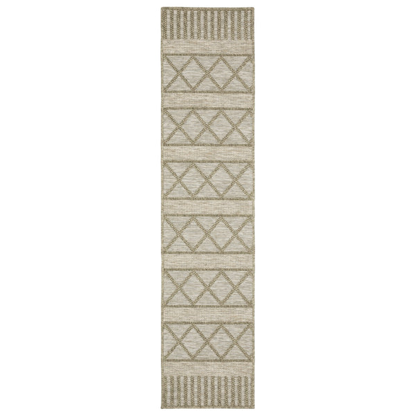 Oriental Weavers Tortuga Indoor/Outdoor Area Rug - Textured Polypropylene Design With Multi-tonal Yarn For Style Tan,Light Brown Polypropylene Ttr11a055230st