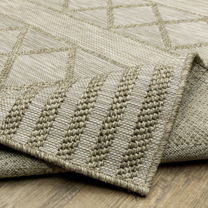 Oriental Weavers Tortuga Indoor/Outdoor Area Rug - Textured Polypropylene Design With Multi-tonal Yarn For Style Tan,Light Brown Polypropylene Ttr11a055230st